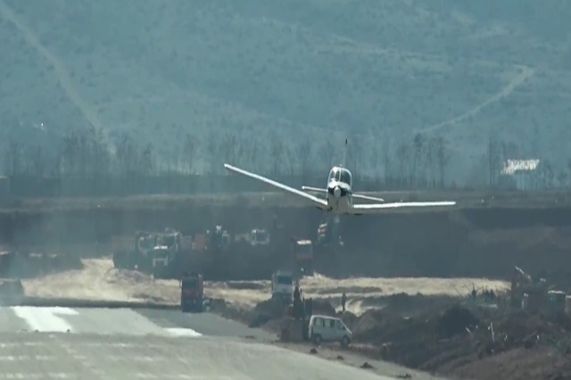 Test flights begin at Kukes Airport