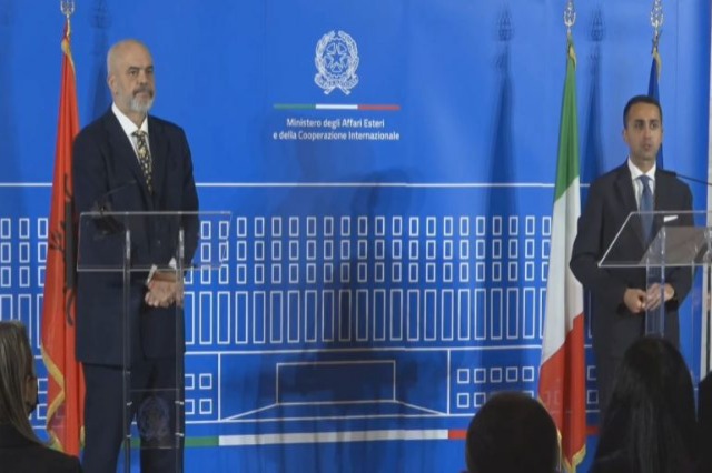 Foreign Minister of Italy, Di Maio: Albania a close partner of Italy