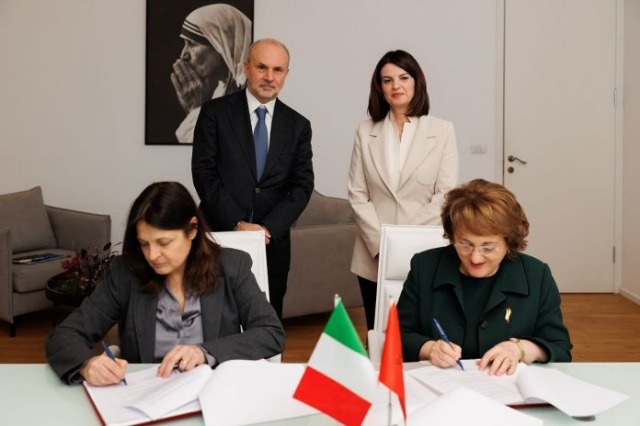 Koçiu Hosts Italian Health Minister Schillaci, Signs MoU to Enhance Neonatal Services in Four Hospitals